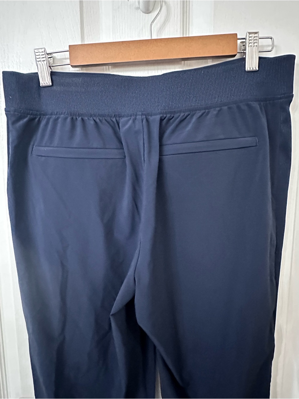 Athleta Brooklyn Mid Rise Ankle Pants Navy Blue 10 Petite 10P - Picture 2 of 4
